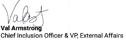 Val Armstrong Signature