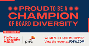 American Water Honored by Forum of Executive Women as a Champion of Diversity
